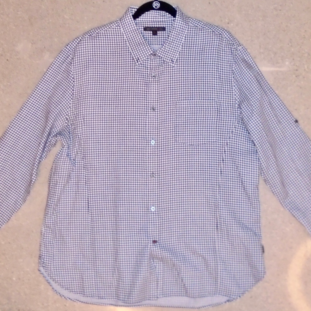 John Varvatos | Checkered Button Down